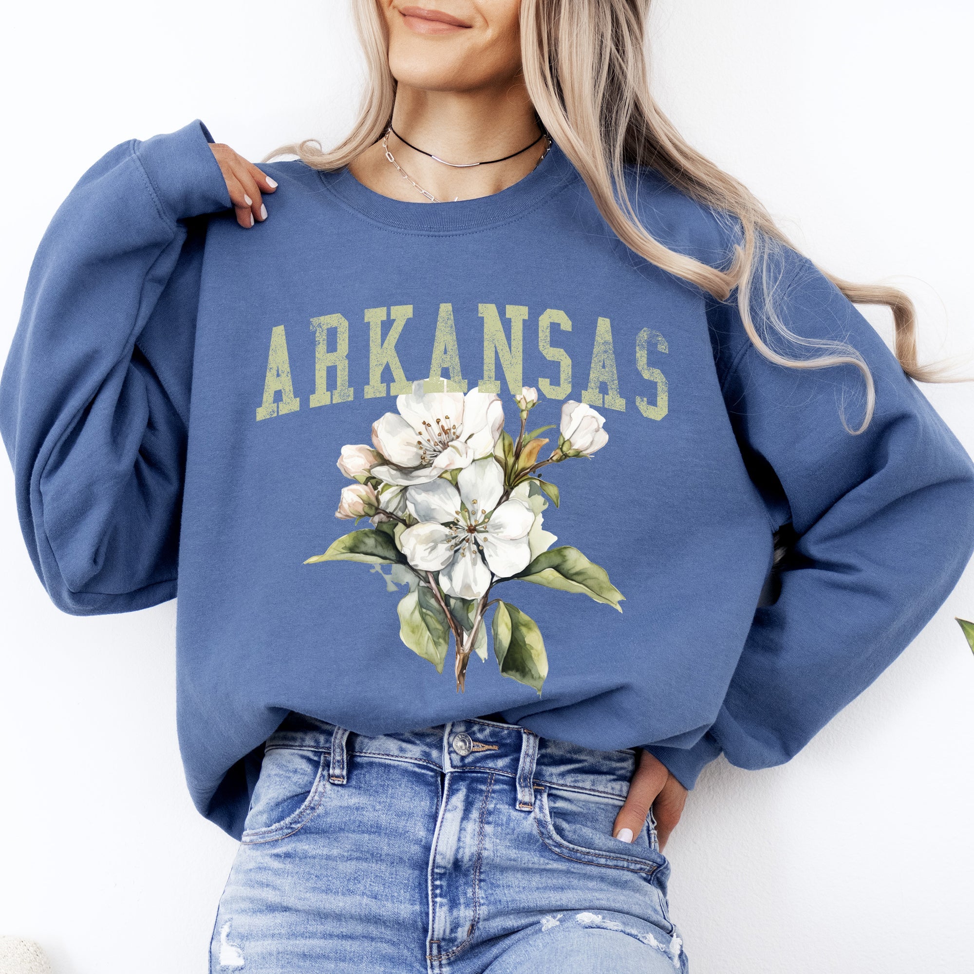 Arkansas State Flower Sweatshirt