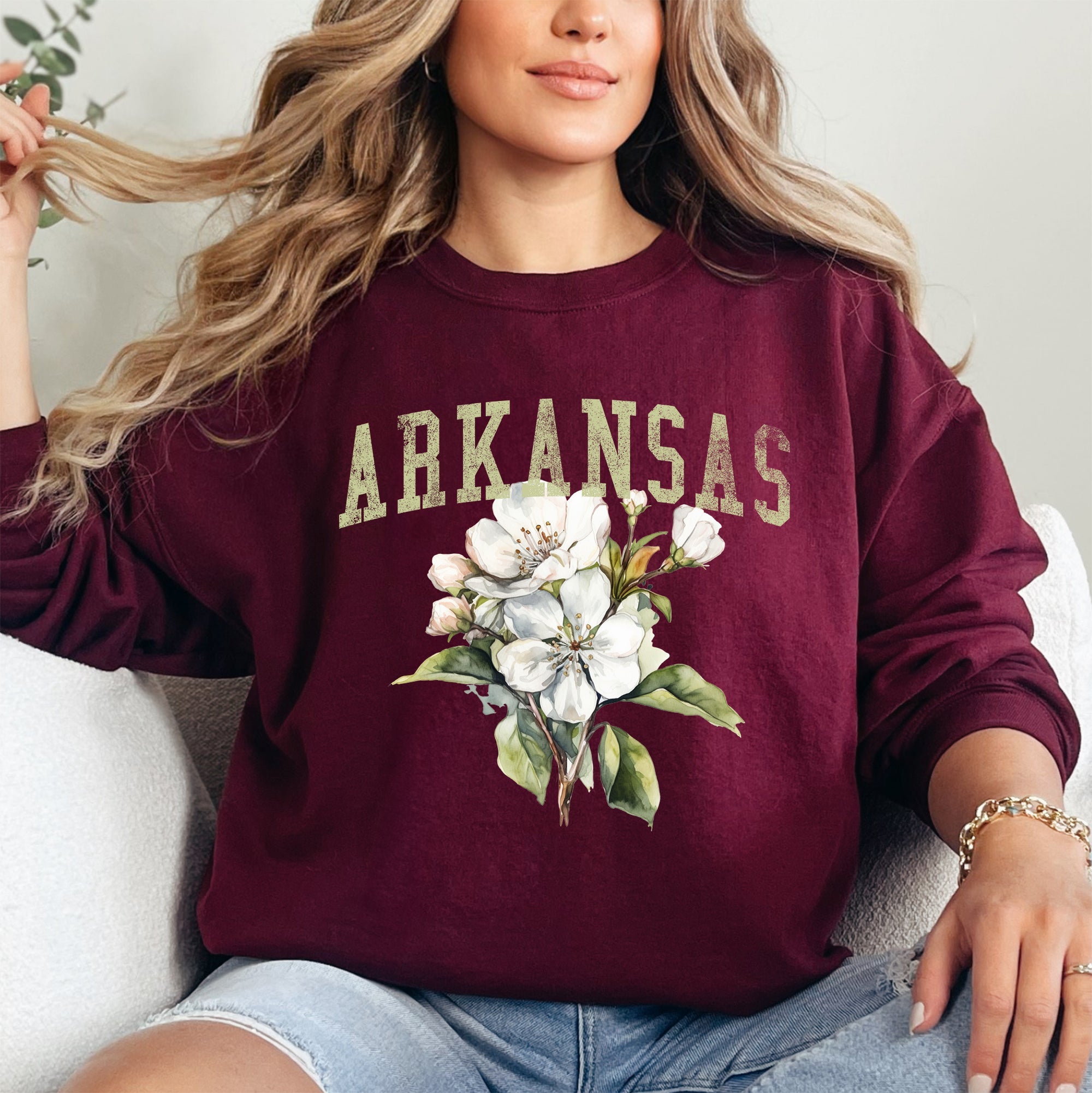 Arkansas State Flower Sweatshirt