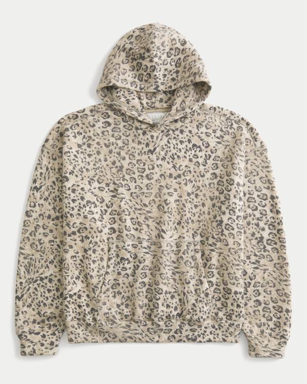 Hollister Leopard Hoodie Shopotiny