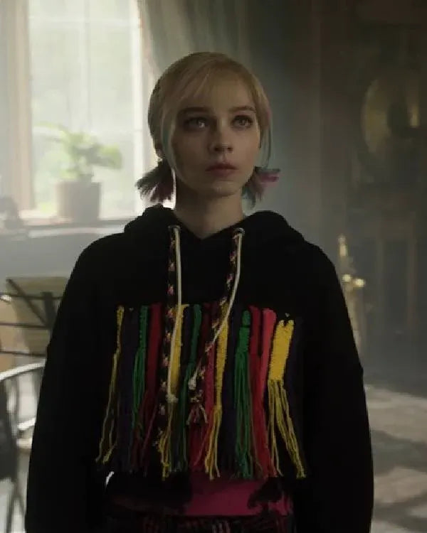 Wednesday Emma Myers Cropped Hoodie